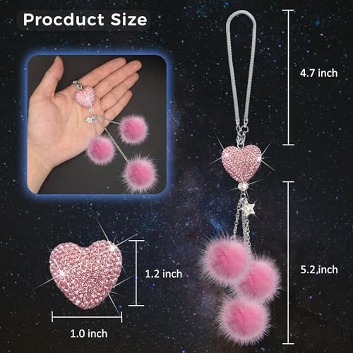 Pink Bling Car Accessories Interior - Image 5