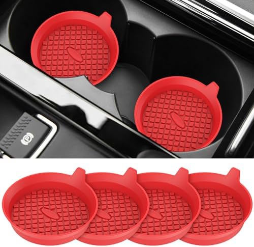 ME.FAN Car Cup Holder Coasters Silicone Cups Mats, Automotive Universal by MEFAN