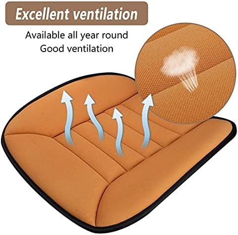 MYFAMIREA Car Seat Cushion Pad 1.2" Thick Comfort Seat Protector - Image 3