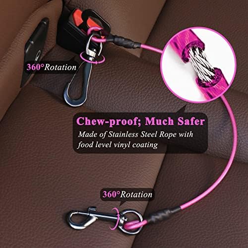 VIVAGLORY Dog Seatbelt Tuffbelt Dog Car Harness - Image 2