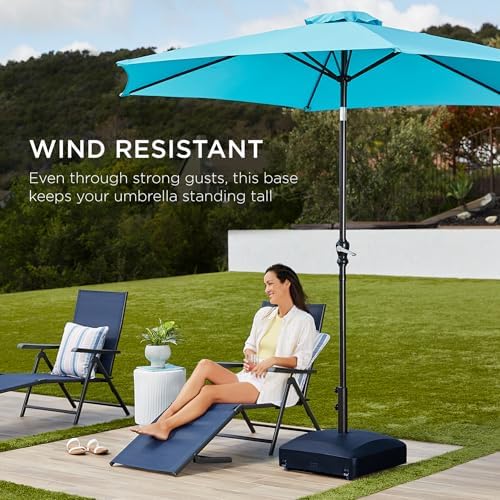 Best Choice Products 123lb Capacity Fillable Mobile Umbrella Base Heavy Duty - Image 3
