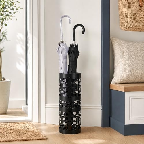 ZENFUN Umbrella Stand, Cane Walk Stick Holder, Round Umbrella Rack - Image 7