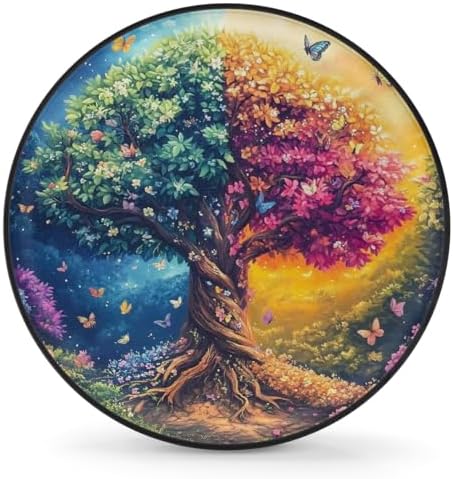 Tree of Life Spare Tire Cover Dust-Proof Wheel Protector by Unknown