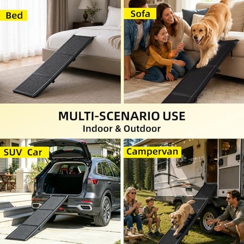 Dog Ramp 71in Non-Slip with Safety Lock - Image 7