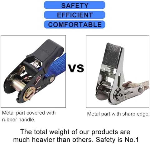 Ayaport Endless Ratchet Straps, 8FT Heavy Duty Cargo Tie Downs - Image 4