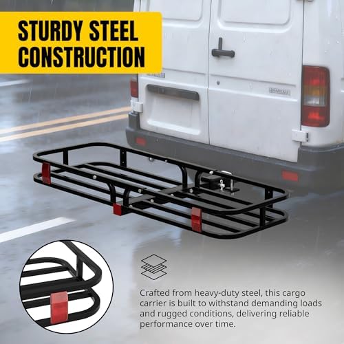 MaxxHaul 70107 53" x 19-1/2" Hitch Cargo Carrier - Image 4