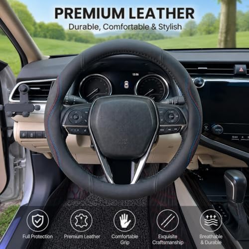 Steering Wheel Cover 14.5"-15", Non-Folding Packaging, Heavy-Duty - Image 5