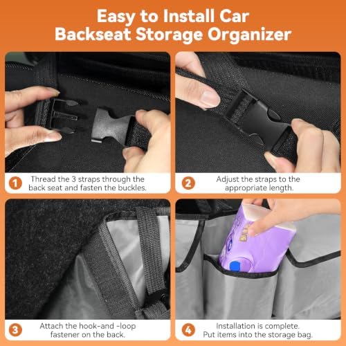 Trunk Organizer for SUV, Car Organizers and Backseat Hanging Storage - Image 6