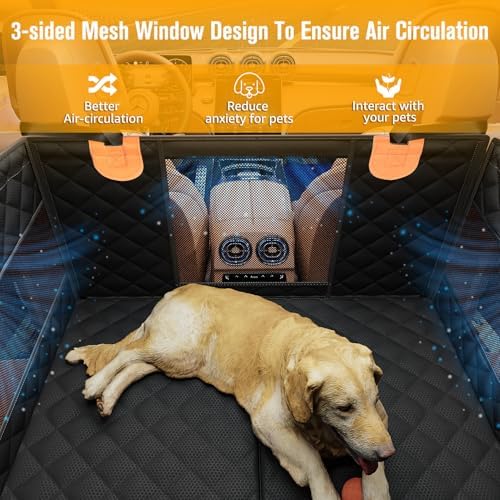 PETICON Large Dog Car Seat, Back Seat Extender - Image 6