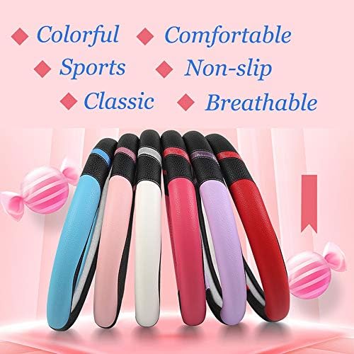 Cxtiy Steering Wheel Cover for Women Leather Universal Steering Wheel Covers - Image 5