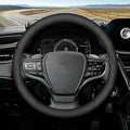 Steering Wheel Cover 14.5"-15", Non-Folding Packaging, Heavy-Duty by Mihecor