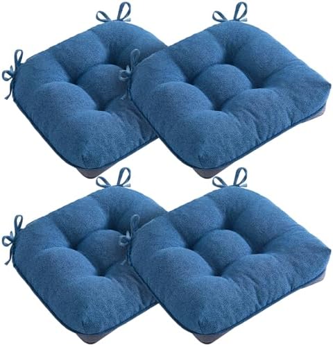 MAGIC ELEPHANT Chair Cushions for Dining Chairs, Memory Foam Kitchen Chair by Magicelephant