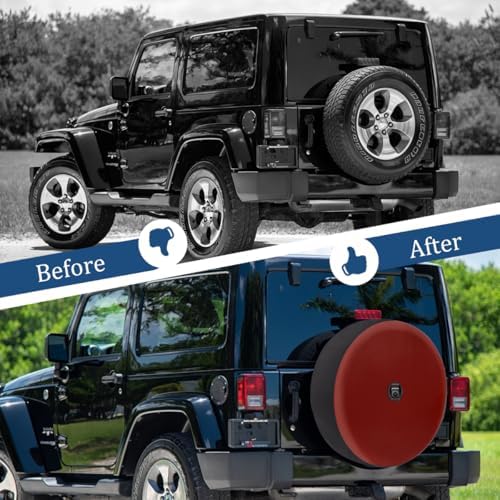 Spare Tire Cover with Backup Camera Hole Fit - Image 5