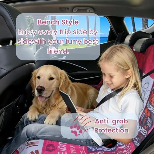 Waterproof Back Seat Cover for Dogs and Kids, Car Seat Protector Under Baby Car - Image 2