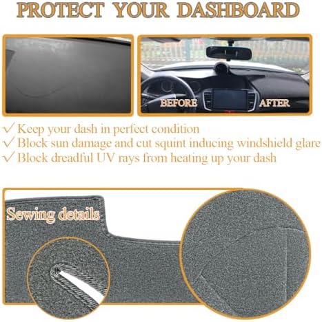 Dash Cover for GMC Sierra/Chevy Silverado 1500 2014-2018 Y32 - Image 6