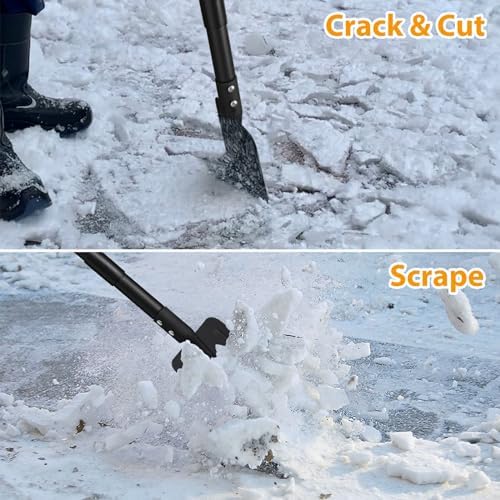 Ice Chopper, Snow Ice Scraper for Driveway, Sidewalk Ice Chipper Tool - Image 2