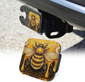 2 Inch Cute Honey Queen Bee Trailer Hitch Cover Rubber Receiver Tube Plug Cap by Unknown