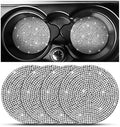 Osilly 4PCS 2.75 Inch Rhinestone Cup Holder Coasters by Osilly