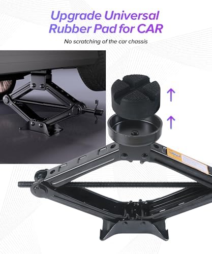 2.5 Ton Car Jack, Car Accessories Portable Scissor Jack, Universal Tire Jacks - Image 3
