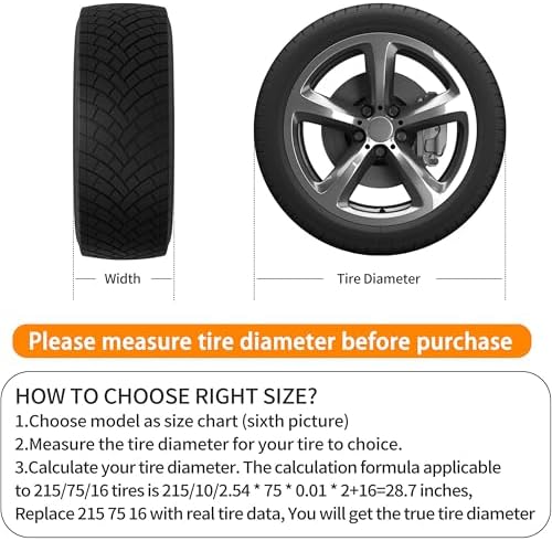 Tire Covers 4 Pack, Tough Tire Wheel Protector - Image 6