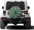 KiuLoam Boho Mandala Turquoise Spare Tire Cover by KiuLoam