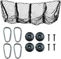 4 Pocket Truck Bed Cargo Net, Adjustable Elastic Mesh Storage Net by Unknown