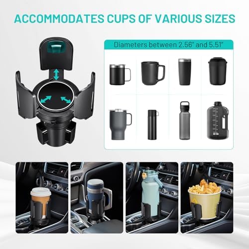 Car Cup Holder Expander Adapter This Hill All Purpose Cup Holder Expander - Image 6