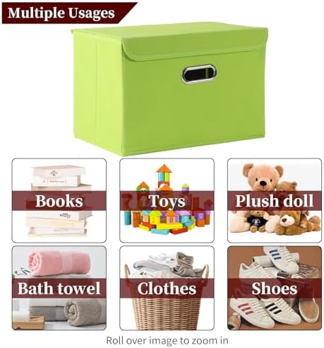 STOREONE Fabric Storage Cube Bins Foldable Organizer Container Collapsible - Image 3