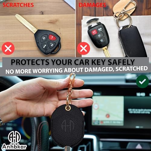 Leather Key Cover for Broken Car Key Loop Replacement - Image 4