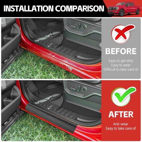 Full Coverage Door Sill Guards Kit Fit - Image 2