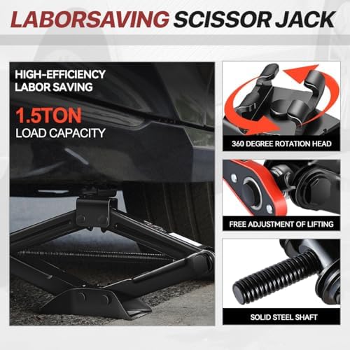 Scissor Jacks for 1.5 Ton Tire Jack Repair - Image 2