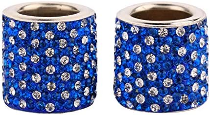 2PCS Car Headrest Collars Decor Rings Bling Bling Interior Decoration Head Rest by idain