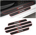 AICEL Car Door Sill Plate Protectors, Universal Car Door Entry Decoration by AICEL
