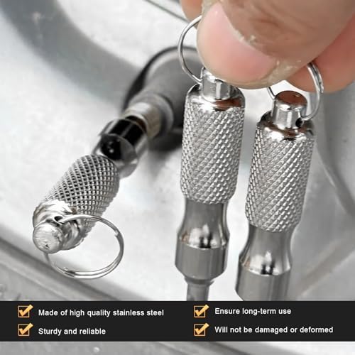 2 PCS Tire Valve Core Removal Tool, Rust Proof Stainless Steel Valve Core - Image 3