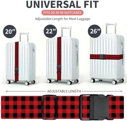 Luggage Strap for Suitcases Adjustable Travel Belt - Image 5