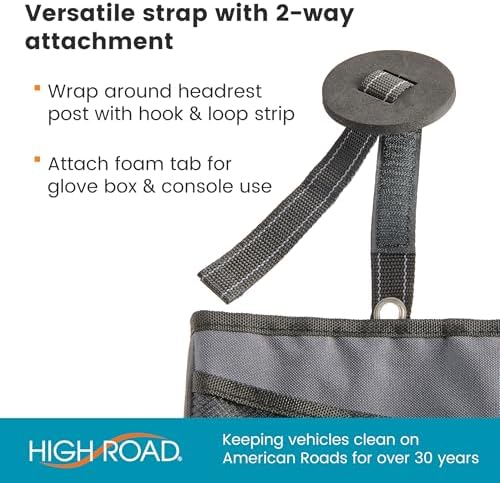 High Road Compact Hanging Car Trash Bag - Image 4