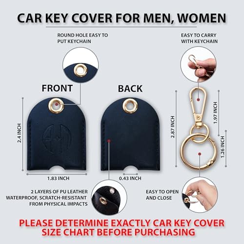 Leather Key Sleeve for Broken Car Key Loop Replacement - Image 2