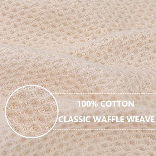 Homaxy 100% Cotton Waffle Weave Kitchen Dish Towels 8-Pack - Image 2
