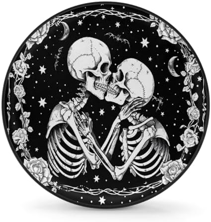 Pink Skull Spare Tire Cover Dust-Proof Wheel Protector by Unknown