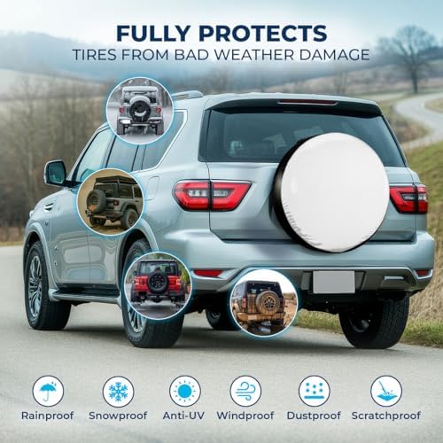 GENANY Golden Retriever Spare Tire Cover Size 16 - Image 3