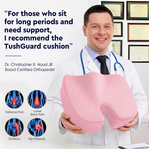 TushGuard Seat Cushion, Memory Foam Office Chair Cushion - Image 5