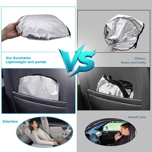 Foldable Front Windshield Sunshade fit - Image 5