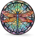 Spare Tire Cover for RV Trailer, Glass Dragonfly Pattern Tire Covers Universal by Unknown