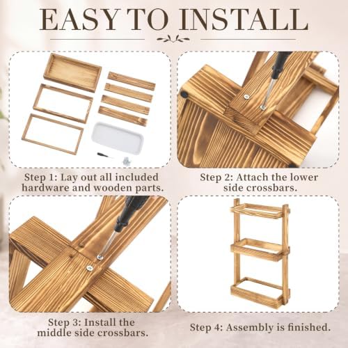 Patelai Wooden Umbrella Stand Rack - Image 6