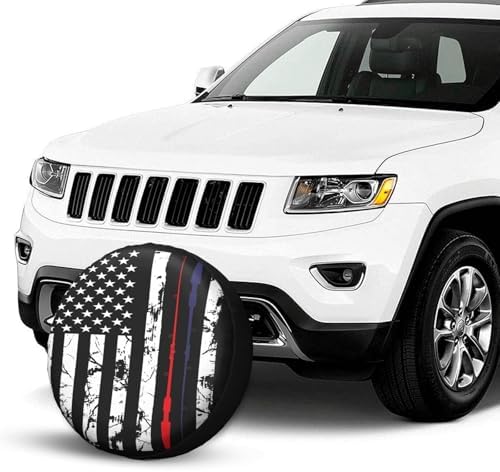Fishing American Flag Fishing Pole Weatherproof Spare Tire Cover - Image 2