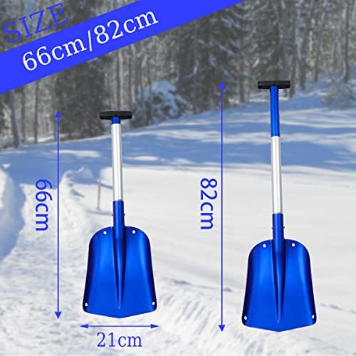 Portable Colorful Telescopic Aluminum Car Adjustable Extended Edition Snow - Image 7