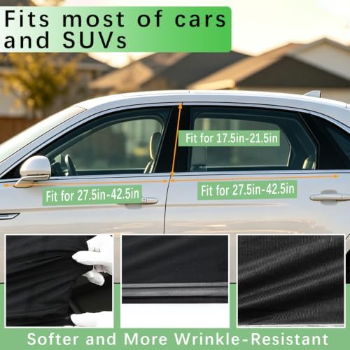 4 Pack 42.5"x21.5" Car Window Covers - Image 6