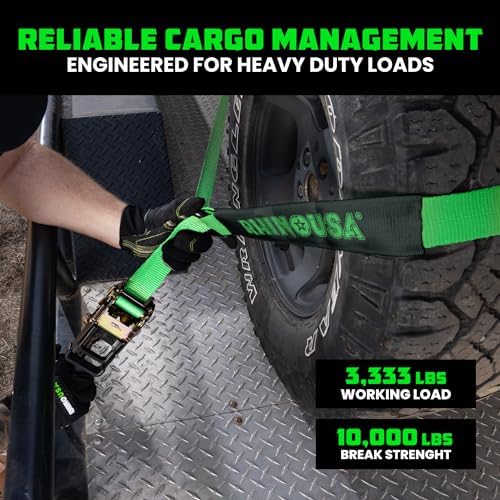 Rhino USA Car Hauler Tie Down Straps - Image 4