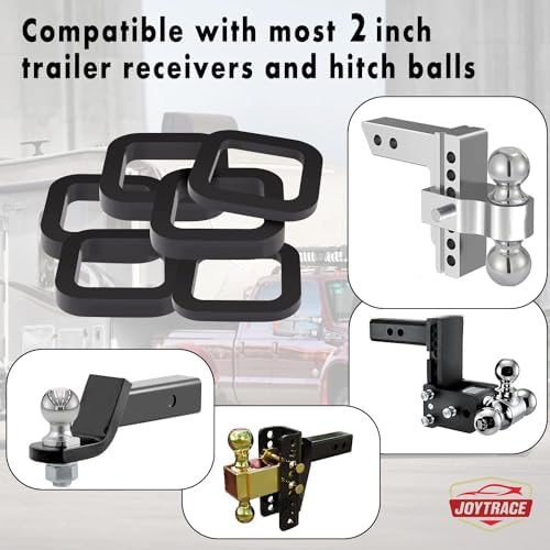 6 Pack - Multiple Size Combination，2 Inch Hitch Receiver Silencer Pad - - Image 6