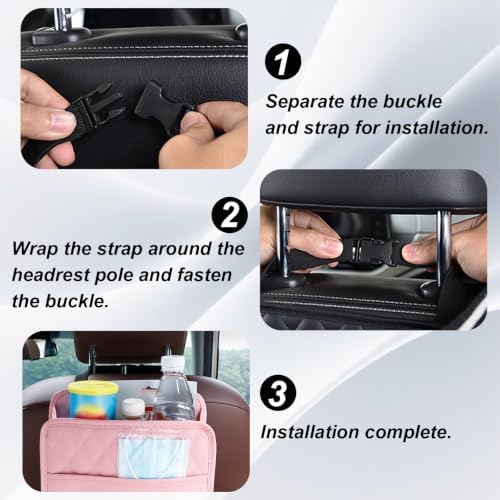 Car Seat Back Organizer – Waterproof Backseat Storage Bag - Image 6